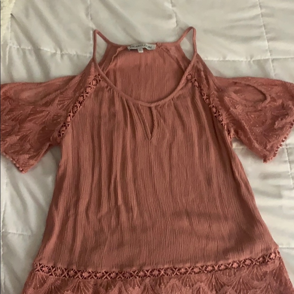 Cut off shoulder shirt
